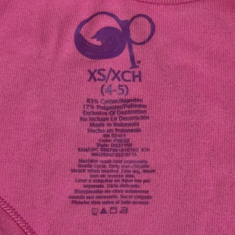 OP Pink Hooded Kids Cover Up